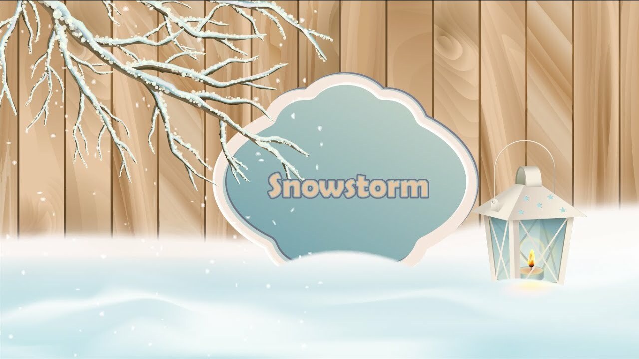 Snowstorm (Use the number line to solve word problems involving addition, subtraction, and multiplication of measurements expressed in whole numbers and requiring conversion of larger units to smaller units)